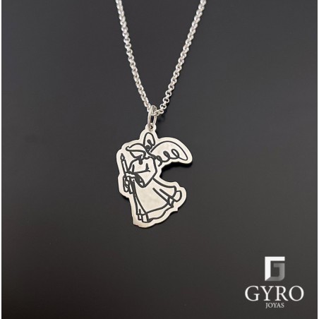 Colgante Angel plata de ley