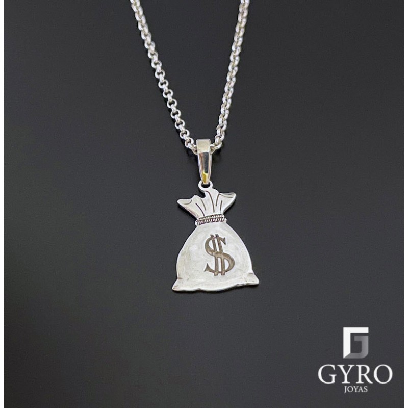 Colgante Dinero plata de ley
