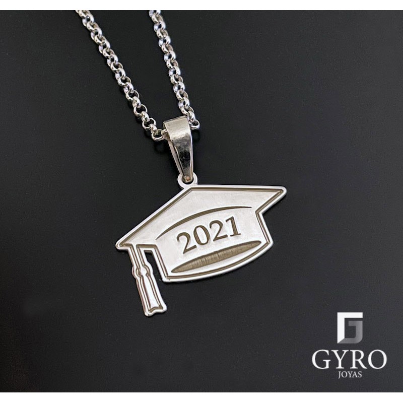 Colgante Birrete plata de ley