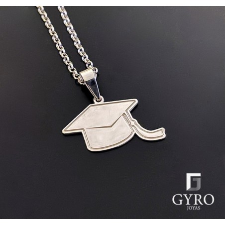 Colgante Birrete plata de ley