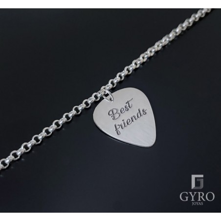 Pulsera Pua plata de ley