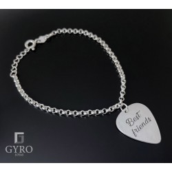 Pulsera Pua plata de ley