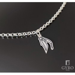 Pulsera Navaja plata de ley