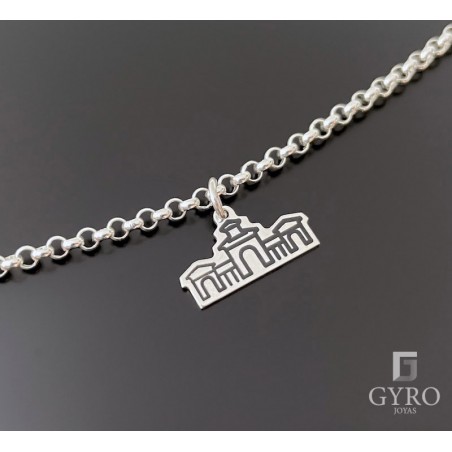Pulsera Puerta Feria Albacete plata de ley
