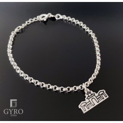 Pulsera Puerta Feria Albacete plata de ley