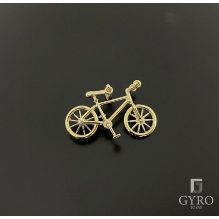 Colgante bici oro