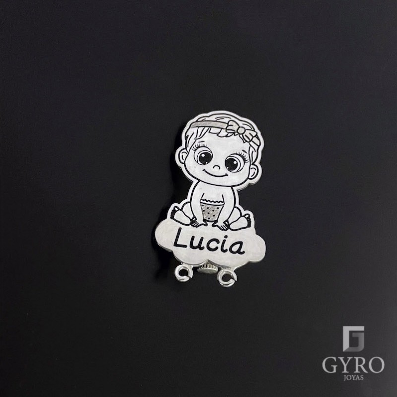 Alfiler de bebé plata