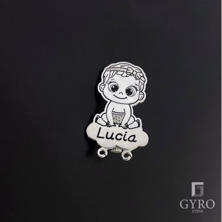 Alfiler de bebé plata