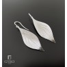 Pendientes Hojas plata