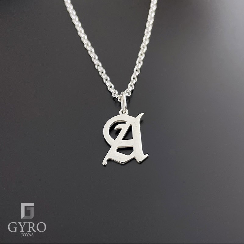 Colgante Inicial plata de ley