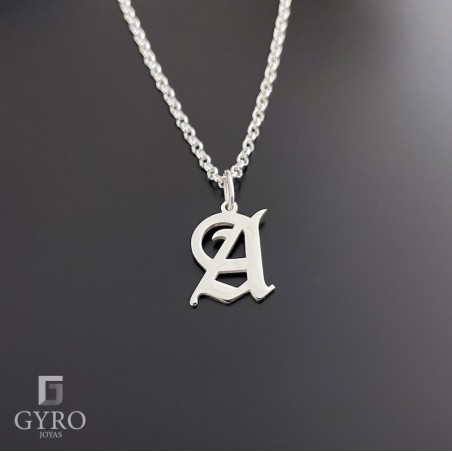 Colgante Inicial plata de ley