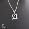 Colgante Inicial plata de ley