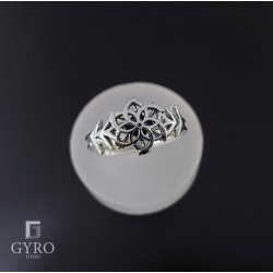 Anillo  de poder oro blanco