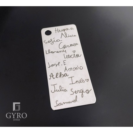 Marca páginas firmas plata de ley