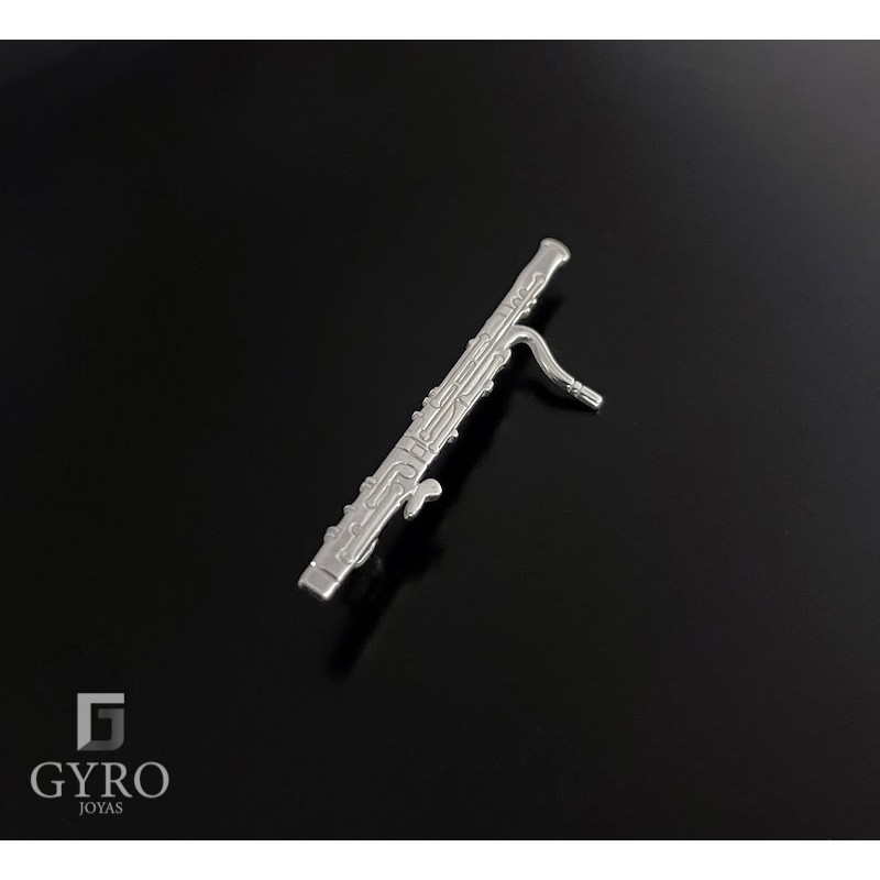 Alfiler Fagot plata de ley