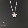Colgante estrella plata de ley