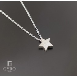 Colgante estrella plata de ley