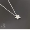 Colgante estrella plata de ley