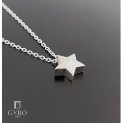 Colgante estrella plata de ley