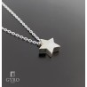 Colgante estrella plata de ley