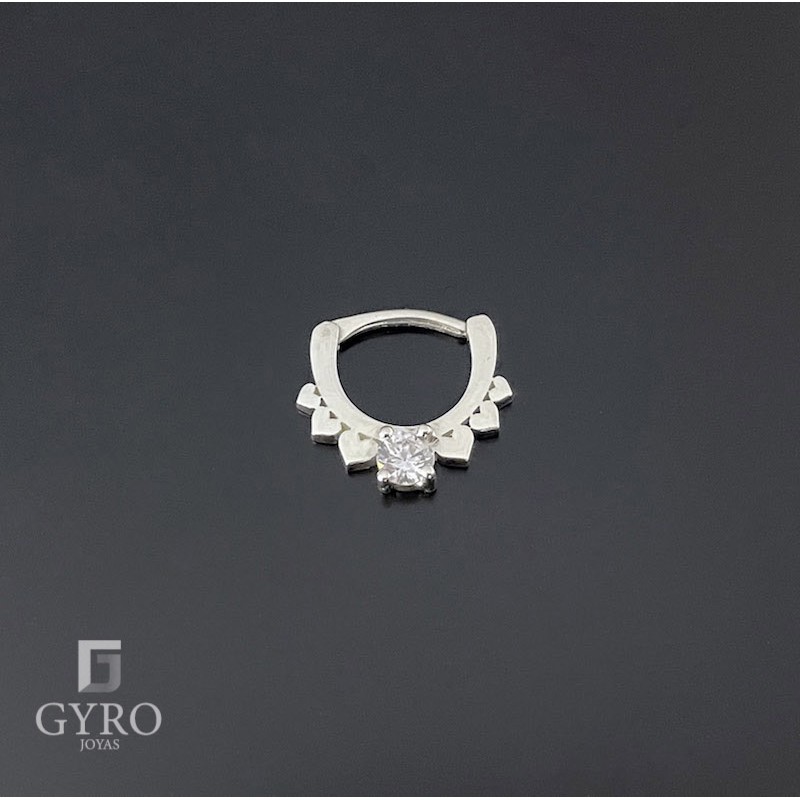 Septum corazones Plata de Ley