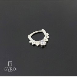 Septum corazones Plata de Ley