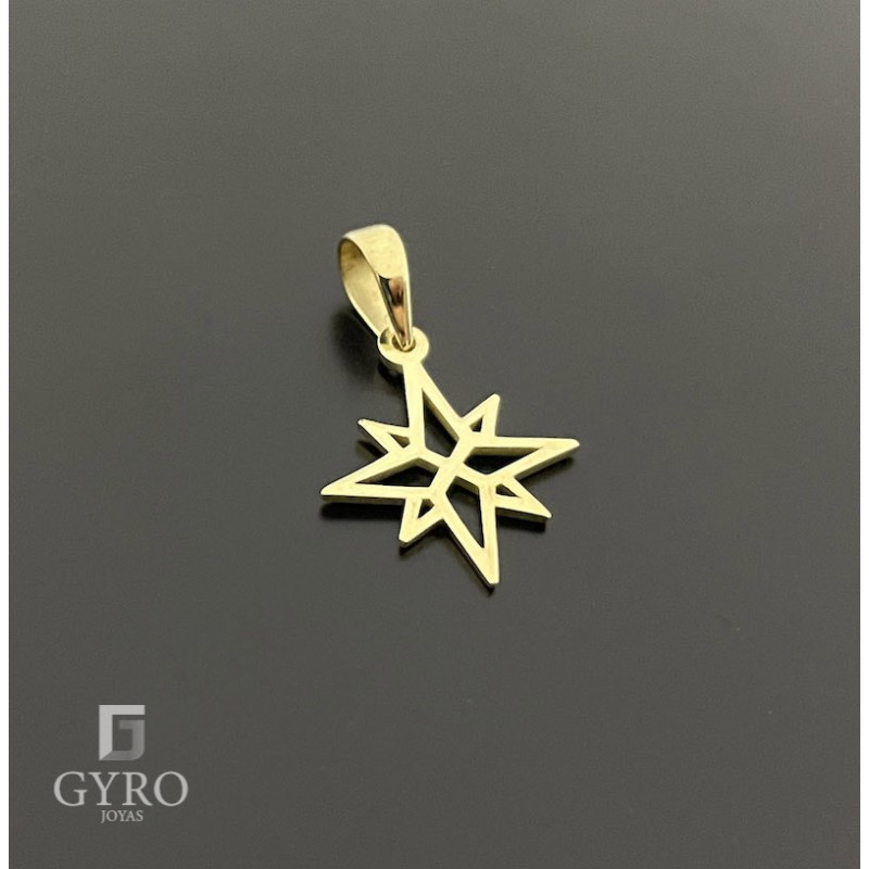 Colgante estrella polar oro 18k