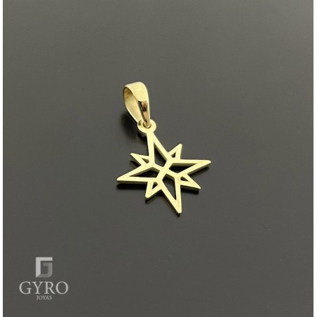 Colgante estrella polar oro 18k