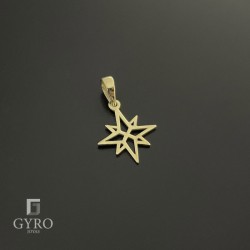 Colgante estrella polar oro 18k