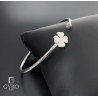 Brazalete Trébol Plata de Ley
