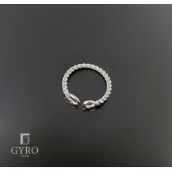 Anillo Genoveva plata de ley