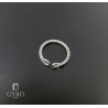 Anillo Genoveva plata de ley