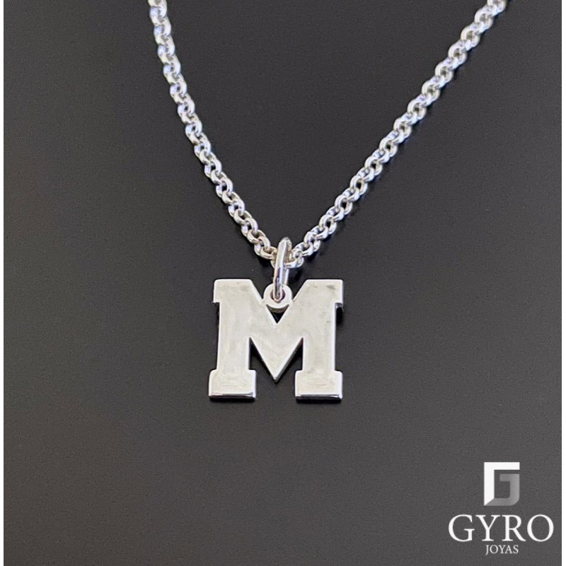 Colgante Inicial plata de ley