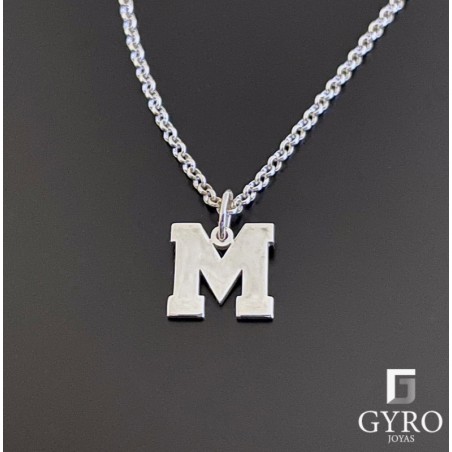 Colgante Inicial plata de ley
