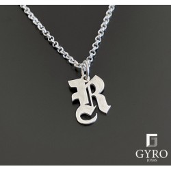 Colgante Inicial plata de ley